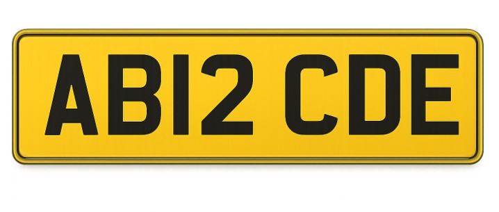 UK Number Plate