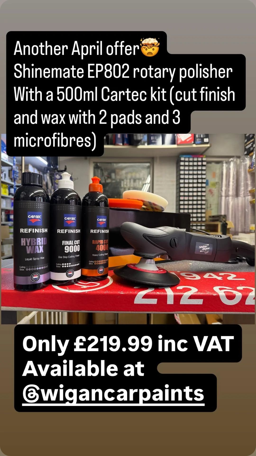 April Rotary Polisher Offer